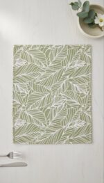 Leaf Print Terry Kitchen Towel - Image 3