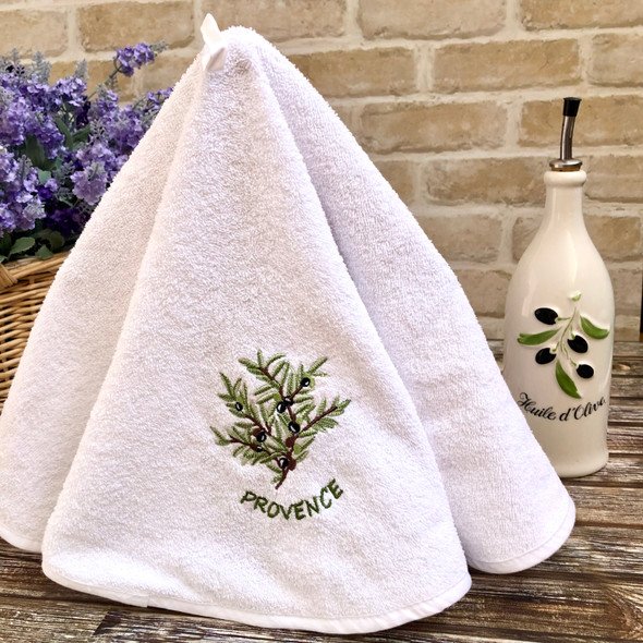 Premium Round Terry Towel with Custom Embroidery