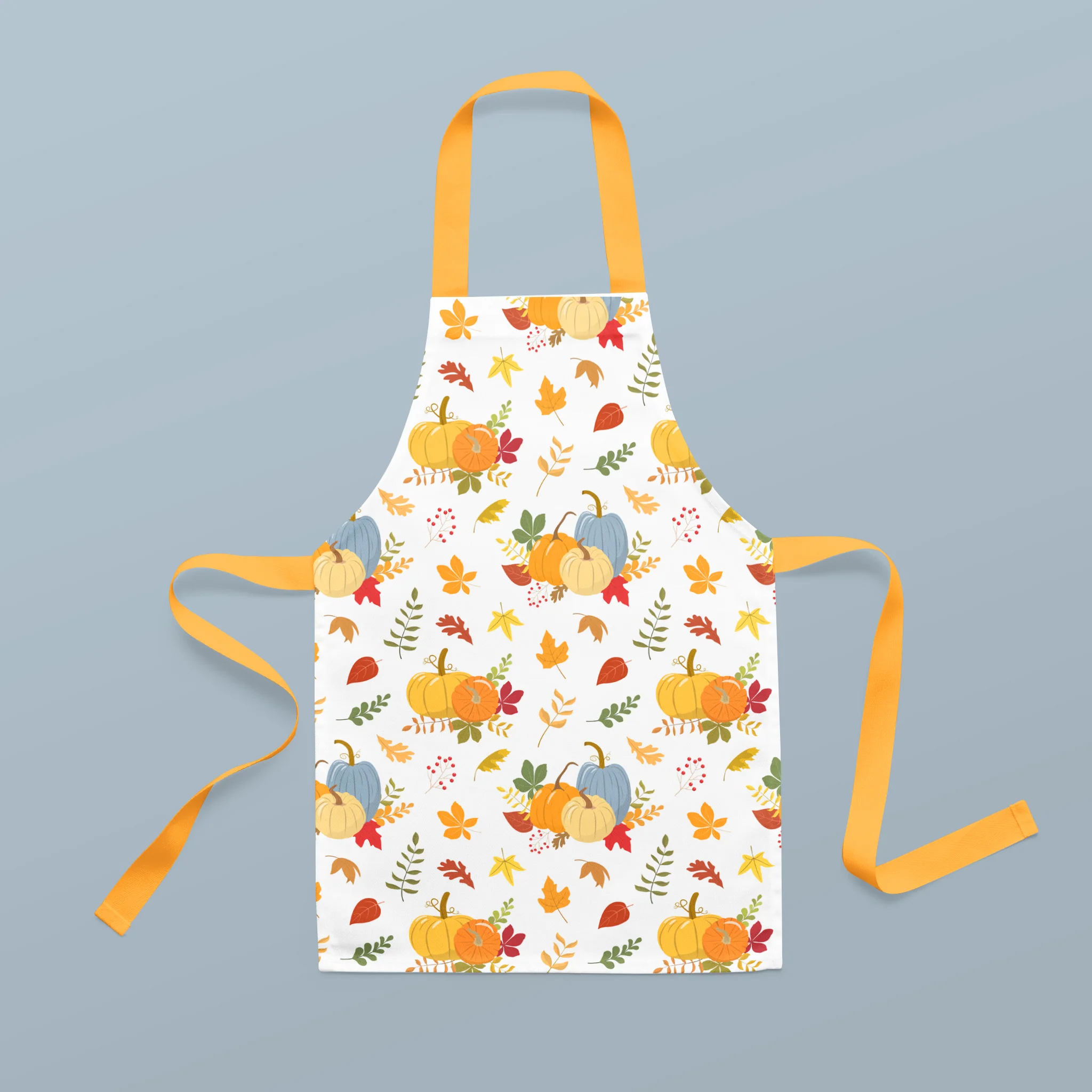 The Heirloom Pumpkin Bib - Printed Apron