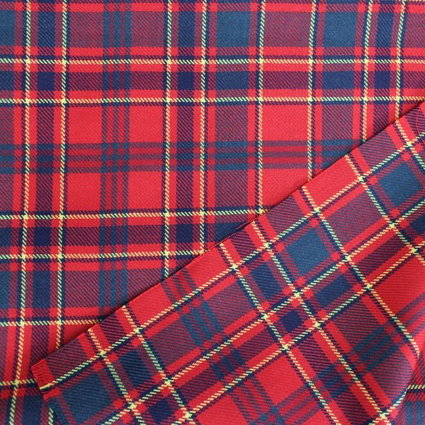 Yarn Dyed Fabric | Red & Blue