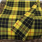 Premium Yarn Dyed Textiles | Yellow and Black Tartan – Bild 3