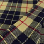 Premium Yarn Dyed Textiles | Yellow and Black Tartan – Bild 2