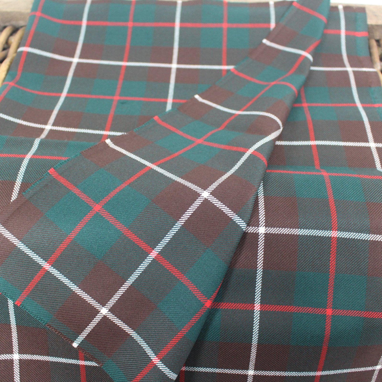 Premium green and maroon flannel from the top textile exporter in Multan