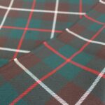 Tartan Bedding Material | Maroon and Sage Flannel - Imagen 2