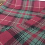 ⁦Bulk Cotton Flannel Fabric | Maroon and Teal Tartan⁩ - الصورة ⁦2⁩