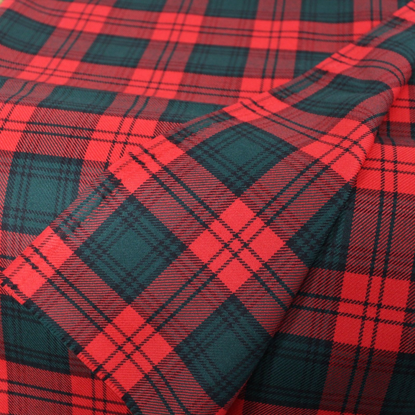 Premium red and green flannel from the top textile exporter in Multan