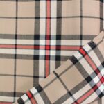 Tan and Beige Luxury Plaid Flannel - Image 2