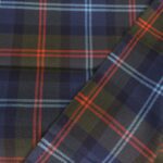 Premium Navy & Forest Green Black Watch Tartan Yarn-Dyed Cotton - Imagen 2