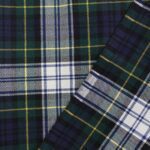 Navy & Forest Green Multi-Tartan Yarn-Dyed Cotton Fabric – Bild 2