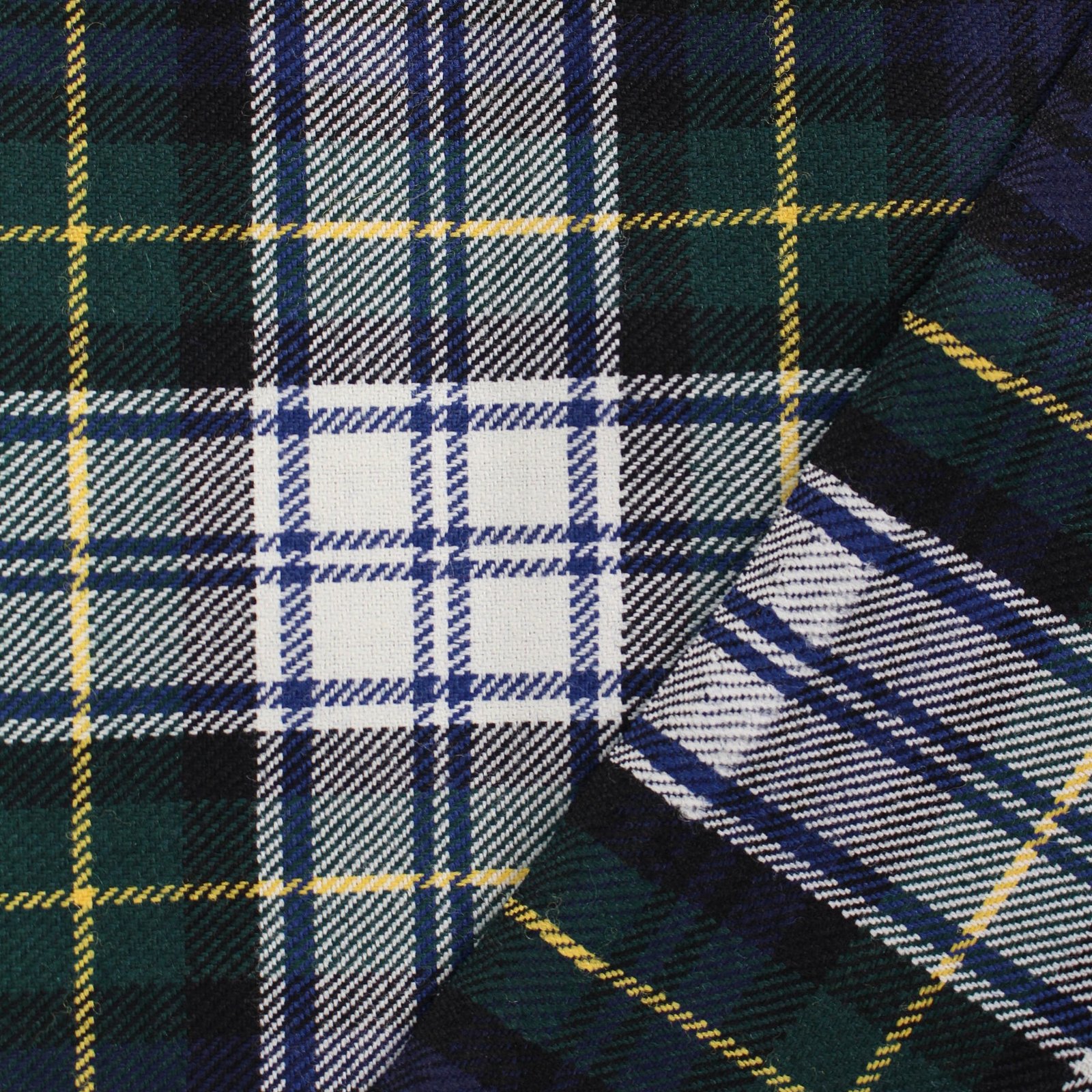 Navy and Forest Green Multi-Tartan Yarn-Dyed Cotton Fabric Multan Pakistan