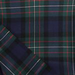Emerald & Navy Highland Tartan Yarn-Dyed Cotton Fabric - Image 2