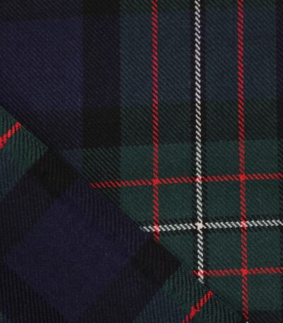 Emerald and Navy Highland Tartan Cotton Fabric Multan Pakistan Low MOQ