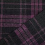 Plum and Charcoal Heritage Tartan Cotton Fabric Multan Pakistan Low MOQ