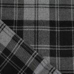 ⁦Charcoal and Grey Monochrome Tartan Flannel | Home Innovators⁩ - الصورة ⁦2⁩