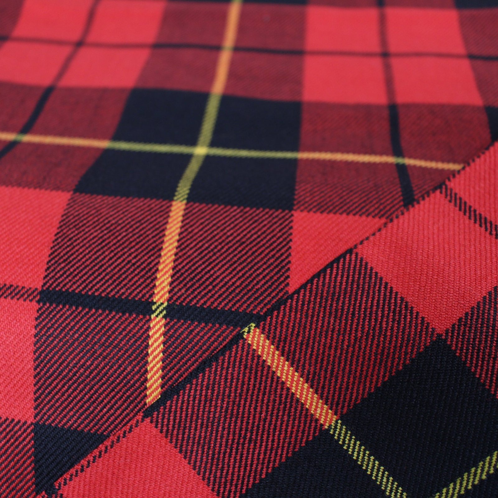 Royal Red and Black Tartan Cotton Fabric Multan Pakistan Low MOQ