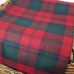 Scarlet Red and Forest Green Heritage Flannel - Image 2