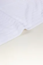 White Combed Plain Towel - Image 5