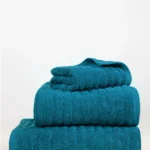Blue Steel Combed Plain Towel