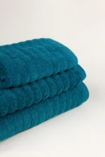 Blue Steel Combed Plain Towel - Image 3